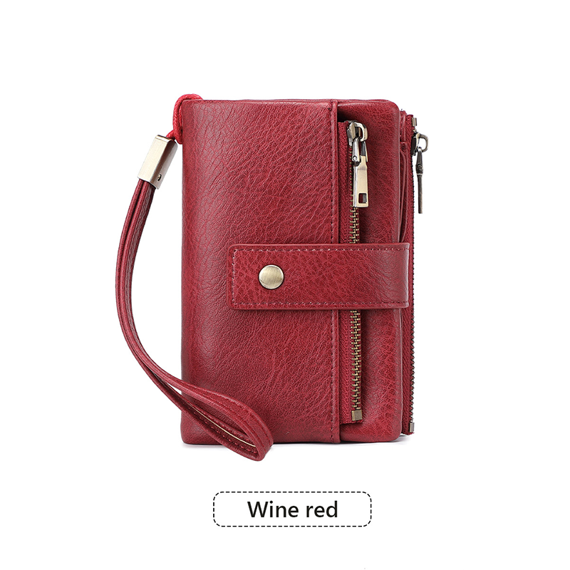 🔥Zeitlich begrenztes Angebot – Damen-Geldbörse im Retro-Stil mit RFID-Schutz, dreifach gefaltet