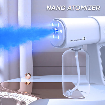 Nano-Sprühpistole für Desinfektionsmittel – 380 ml, kabellos & ultrafeiner Nebel für Zuhause, Büro & Garten!