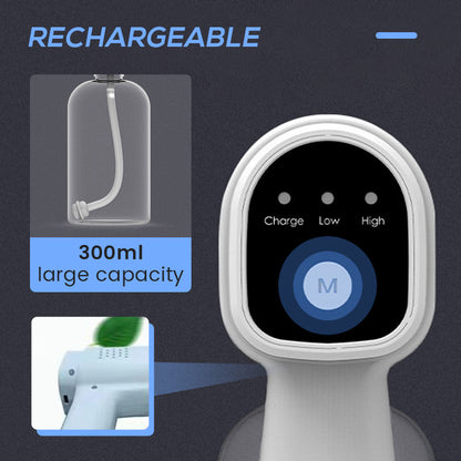 Nano-Sprühpistole für Desinfektionsmittel – 380 ml, kabellos & ultrafeiner Nebel für Zuhause, Büro & Garten!