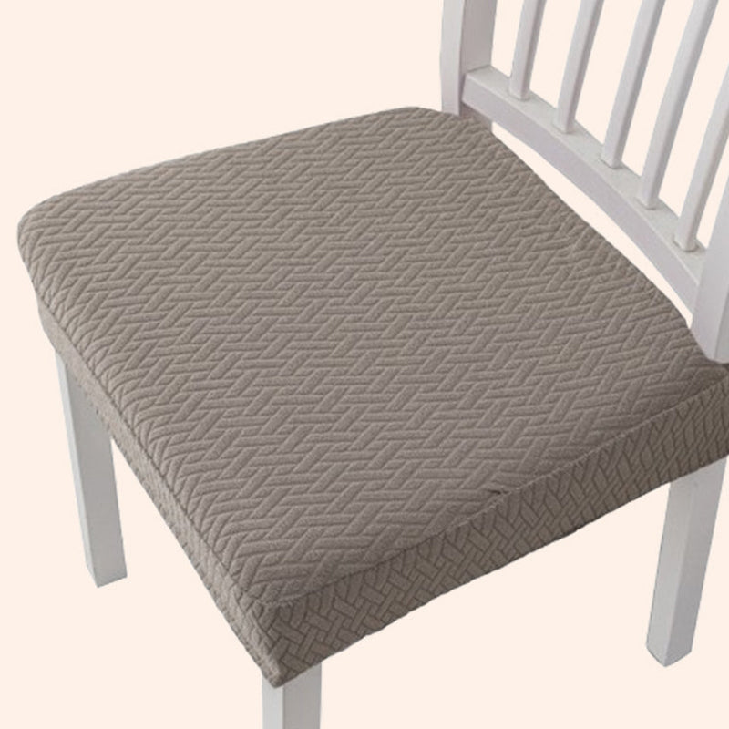 🪑✨ Langlebiger & wasserfester Stuhlbezug mit Rautenmuster – Perfekt für 🏠💼 Haushalt, Hotel und Restaurant – Strapazierfähiger Jacquard-Stoff mit stylischem Design