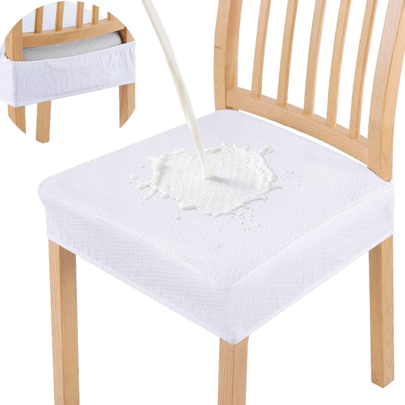 🪑✨ Langlebiger & wasserfester Stuhlbezug mit Rautenmuster – Perfekt für 🏠💼 Haushalt, Hotel und Restaurant – Strapazierfähiger Jacquard-Stoff mit stylischem Design
