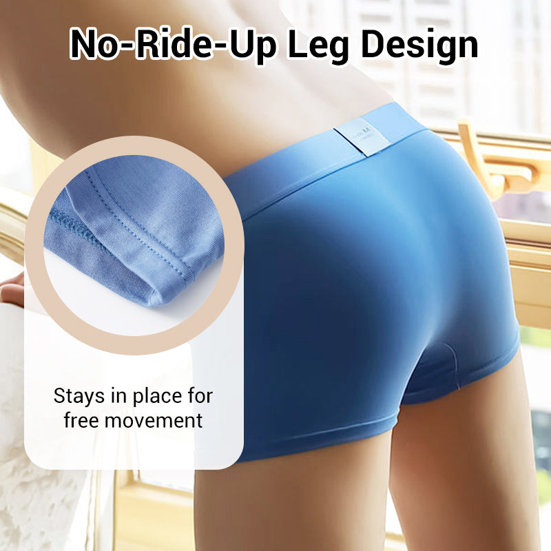 Atmungsaktive Herren-Boxershorts mit 3D-Beutel