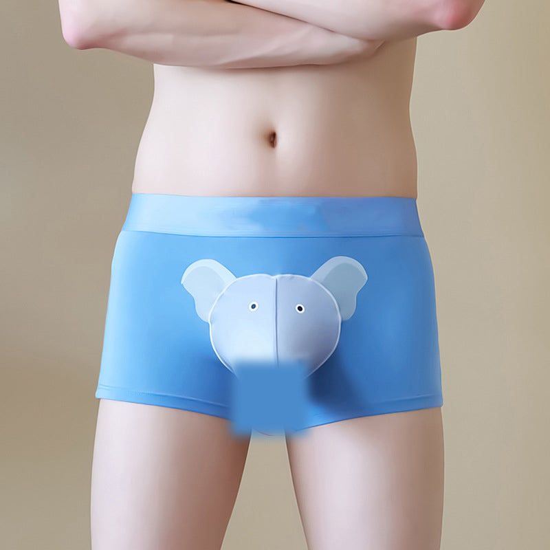 Atmungsaktive Herren-Boxershorts mit 3D-Beutel