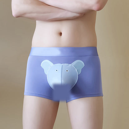 Atmungsaktive Herren-Boxershorts mit 3D-Beutel