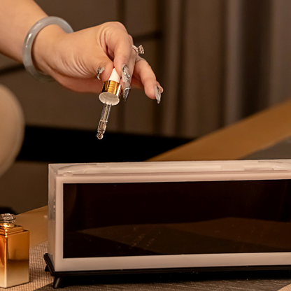 Aromatherapie-Diffusor mit Kaminflammen-Effekt in 7 Farben