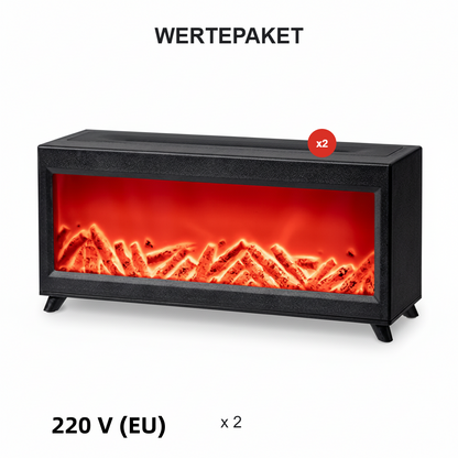 Aromatherapie-Diffusor mit Kaminflammen-Effekt in 7 Farben