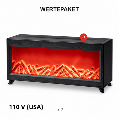 Aromatherapie-Diffusor mit Kaminflammen-Effekt in 7 Farben