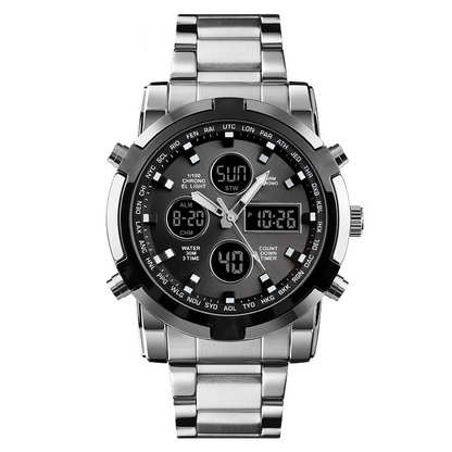 ✨⌚Wasserdichte Militäruhr für Herren – Analog-Digital, Edelstahl & Stoßfest 🛡️