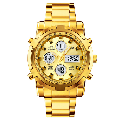 ✨⌚Wasserdichte Militäruhr für Herren – Analog-Digital, Edelstahl & Stoßfest 🛡️
