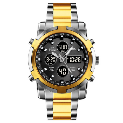 ✨⌚Wasserdichte Militäruhr für Herren – Analog-Digital, Edelstahl & Stoßfest 🛡️