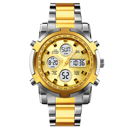 ✨⌚Wasserdichte Militäruhr für Herren – Analog-Digital, Edelstahl & Stoßfest 🛡️