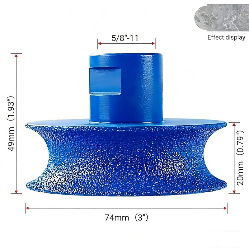 📢📢50 % Rabatt!! ⏰ Konkave Schleifscheibe für Stein – Präzises Schleifen, Langlebig & Für Granit/Marmor ✨