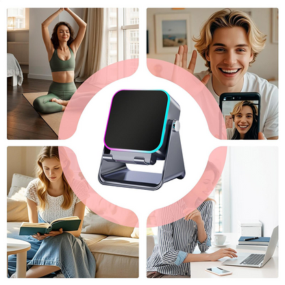 🔥Begrenzten 50%-Rabatts!🔥 5-in-1 Kabelloser Bluetooth-Lautsprecher mit Induktionsfunktion und verstellbarer Handyhalterung