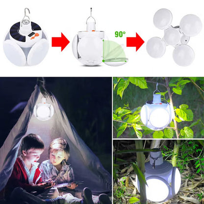 ☀️⚡50% RABATT! 🔋🔥Solarbetriebene, multifunktionale und faltbare Lampe in Fußballform