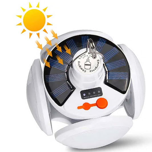 ☀️⚡50% RABATT! 🔋🔥Solarbetriebene, multifunktionale und faltbare Lampe in Fußballform