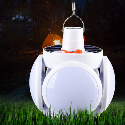 ☀️⚡50% RABATT! 🔋🔥Solarbetriebene, multifunktionale und faltbare Lampe in Fußballform