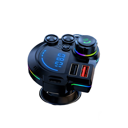 📻 50% RABATT! 🚗 Universeller Dual-Port-FM-Bluetooth-Transmitter – Kabellose Musik, Freisprechen & Doppel-USB-Ladegerät 🔌