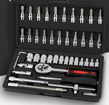 🔧✨ Jetzt im Sale: 46-teiliges Steckschlüssel-Set mit Bits – 50 % Rabatt! 🌟🔩 Profi-Qualität für präzises Arbeiten in Werkstatt & Haushalt. Langlebig & vielseitig.