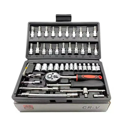 🔧✨ Jetzt im Sale: 46-teiliges Steckschlüssel-Set mit Bits – 50 % Rabatt! 🌟🔩 Profi-Qualität für präzises Arbeiten in Werkstatt & Haushalt. Langlebig & vielseitig.