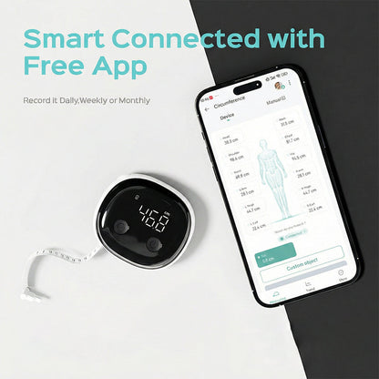 📢📢50 % Rabatt!! ⏰Smart Ruler-Körpermaßband, LED-HD-Vollbild-Fitnessgerät, Fitdays-APP-kompatibel
