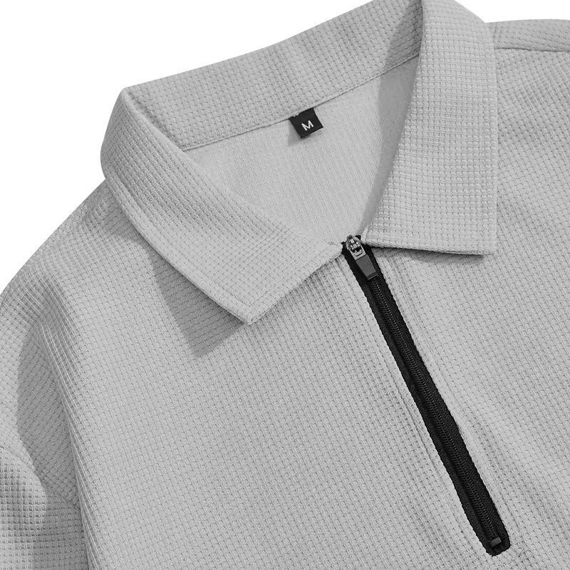 👕 60% RABATT! 🧵 Herren Waffelstrick-Set (Sweatshirt & Hose) – Bequemes Material, Moderne Passform & Vielseitiger Stil 👖