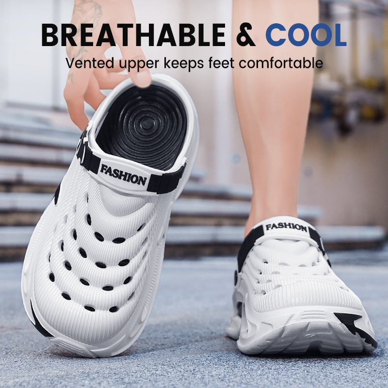 👡 50% RABATT! 💧 Atmungsaktive rutschfeste Clogs – Komfortabel, sicher & ideal für Badezimmer, Pool & Garten 🌿