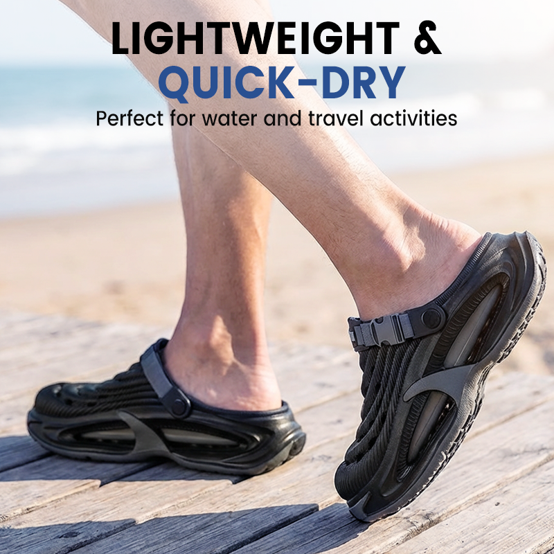 👡 50% RABATT! 💧 Atmungsaktive rutschfeste Clogs – Komfortabel, sicher & ideal für Badezimmer, Pool & Garten 🌿