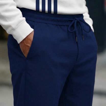 🌿👬Herren-Set mit Grafikprint, Pullover und Hose🔥Kauf 2 Artikel versandkostenfrei🔥