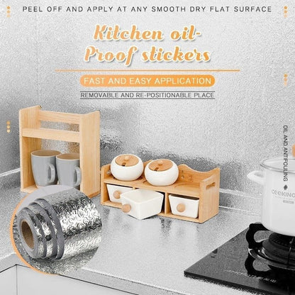 🔥 50% RABATT! 🍳 Ölbeständige Aufkleber für die Küche – Schützt vor Spritzern – Selbstklebend, hitzebeständig & leicht zu reinigen – perfekt für Herd und Spüle 🧴