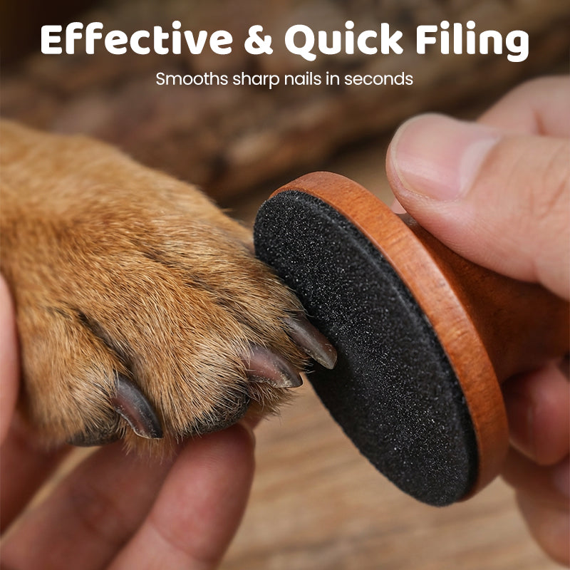 🐕 KAUFE 2, ERHALTE 1 GRATIS! 🔥 Hundenagelfeile aus Holz mit austauschbaren Schleifpads – Sanft & leise – Ideal für Hunde, Katzen & Kleintiere – präzise Pflege ohne Stress 🐾✨