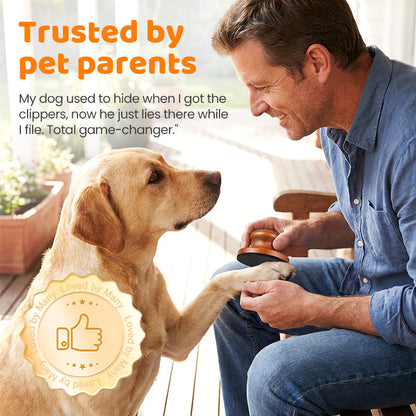🐕 KAUFE 2, ERHALTE 1 GRATIS! 🔥 Hundenagelfeile aus Holz mit austauschbaren Schleifpads – Sanft & leise – Ideal für Hunde, Katzen & Kleintiere – präzise Pflege ohne Stress 🐾✨