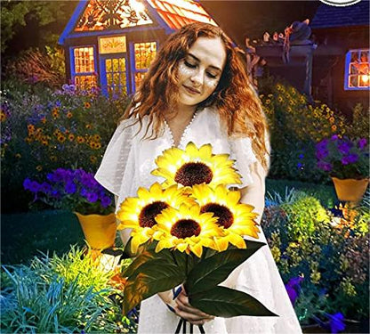 🌻SCONTO DEL 50%! ☀️ Luci solari a forma di girasole impermeabili - Petali realistici, IP65 resistenti alle intemperie e luminosità automatica 8-12 ore ☀️🌻