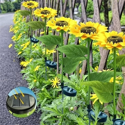 🌻SCONTO DEL 50%! ☀️ Luci solari a forma di girasole impermeabili - Petali realistici, IP65 resistenti alle intemperie e luminosità automatica 8-12 ore ☀️🌻