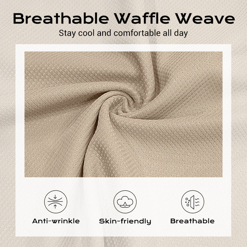 🌊☀️ Sommerliche Freizeit Kombination aus Kurzarm-Hemd mit Reißverschluss und Shorts 👕🩳 atmungsaktiv, schnelltrocknend & ideal für Urlaub und Garten