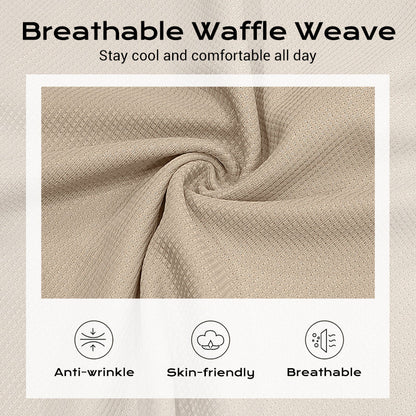 🌊☀️ Sommerliche Freizeit Kombination aus Kurzarm-Hemd mit Reißverschluss und Shorts 👕🩳 atmungsaktiv, schnelltrocknend & ideal für Urlaub und Garten