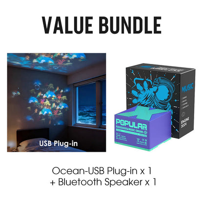 Dynamic Rotating LED Projector Light