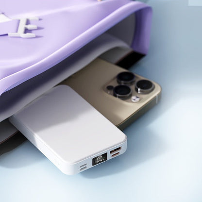 🔋50 % Rabatt! Kabellose magnetische Powerbank mit 10.000 mAh und integriertem Ständer – Lädt bis zu 3 Geräte gleichzeitig mit einer Ausgangsleistung von 15 W bzw. 22,5 W ⚡📱