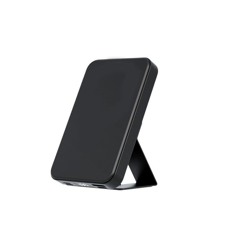 🔋50 % Rabatt! Kabellose magnetische Powerbank mit 10.000 mAh und integriertem Ständer – Lädt bis zu 3 Geräte gleichzeitig mit einer Ausgangsleistung von 15 W bzw. 22,5 W ⚡📱