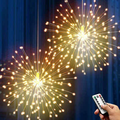 ✨ 50% RABATT! 🎆 Solar-Feuerwerks-Lichterkette für Garten & Partys – 280 LED, 8 Modi & Wasserdicht 🌿