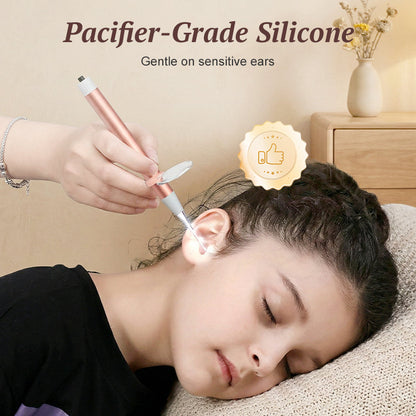 Beleuchtetes Ohrenreiniger- und Pinzetten-Set mit Lupe