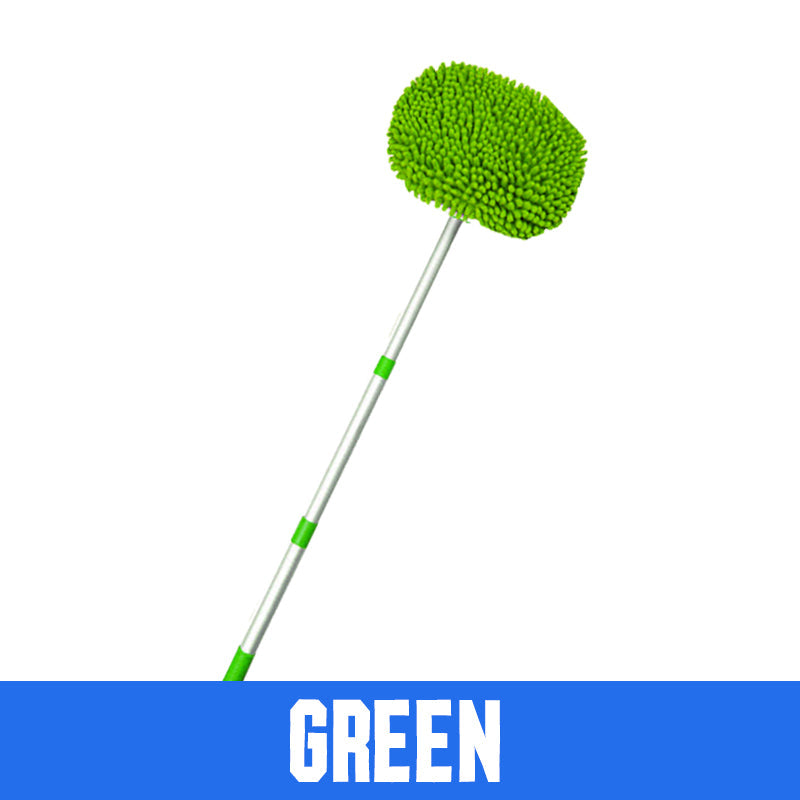 📢📢 55 % Rabatt!! 🧼 [Teleskop-Autowischmopp] – mit langem Stiel & aus Aluminium 🌟. Waschen Sie das Autodach im Stehen – kein Bücken mehr! 🚗✨