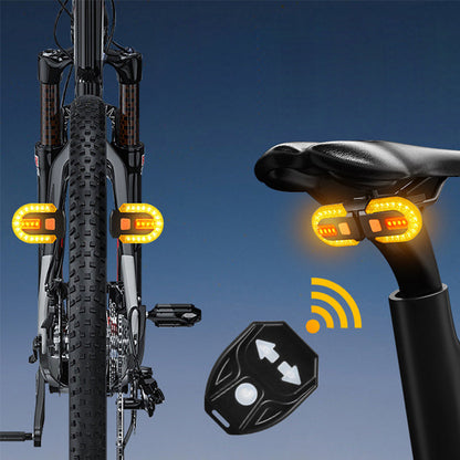 🚴 50% RABATT! ⚡ Kabelloses Fahrrad-Rücklicht mit Fernbedienung – Automatischer Bremssensor, 30+ Lichtmodi & USB-Aufladung 🔦