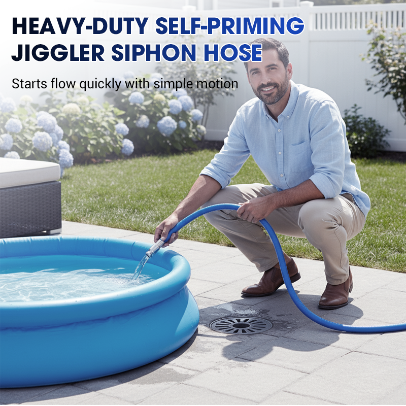 Heavy-Duty Self-Priming Jiggler Siphon Hose