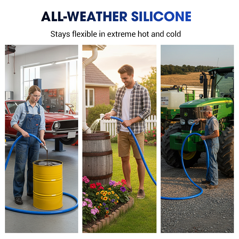 Heavy-Duty Self-Priming Jiggler Siphon Hose