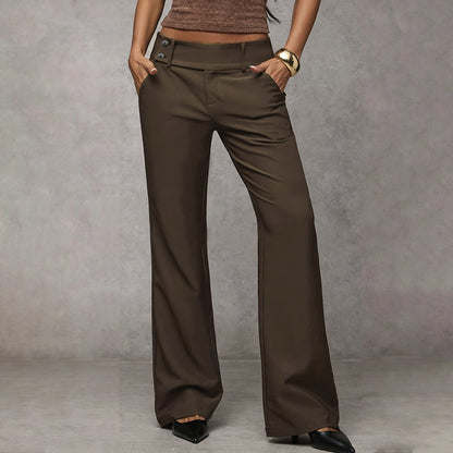 Damen Elegante ausgestellte Business-Hose