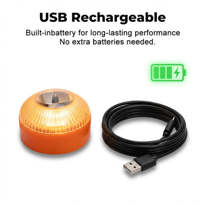 🔥Solange der Vorrat reicht 50 % Rabatt!🎉LED-Magnetische Notfallwarnleuchte