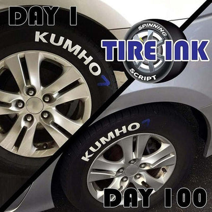 12 Farben wasserfester Lackmarker für Autoreifen