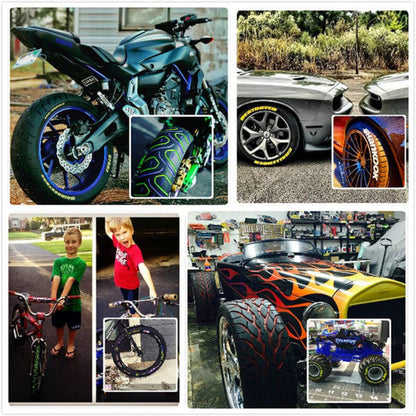 12 Farben wasserfester Lackmarker für Autoreifen