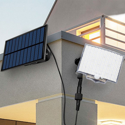 💐 50% RABATT! 🔦 Solar Bewegungsmelder Außenleuchte – 106 LEDs, automatische Nachtaktivierung & wasserdicht – Sicher & hell für Hof & Garten 🌙