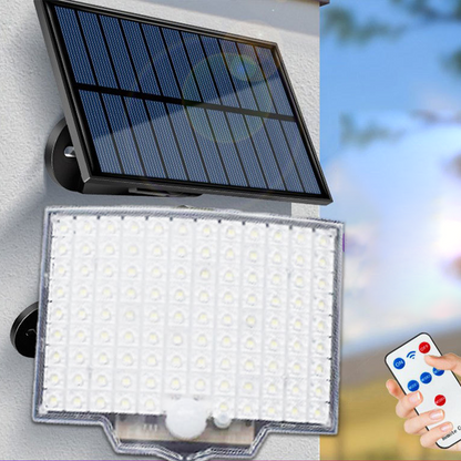 💐 50% RABATT! 🔦 Solar Bewegungsmelder Außenleuchte – 106 LEDs, automatische Nachtaktivierung & wasserdicht – Sicher & hell für Hof & Garten 🌙